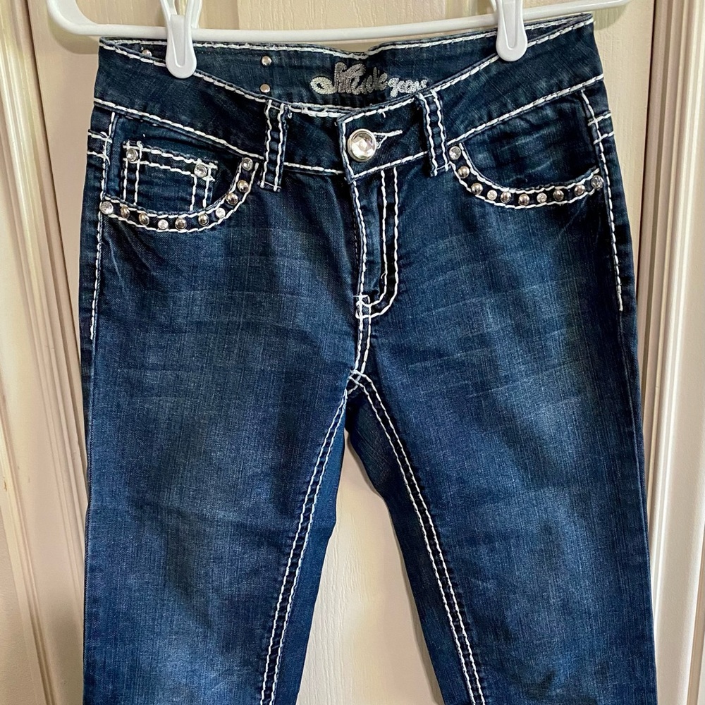 Embellished Jean Capris